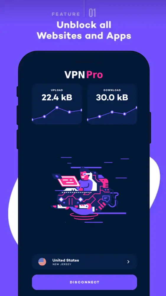 VPN Pro – Pay once for life