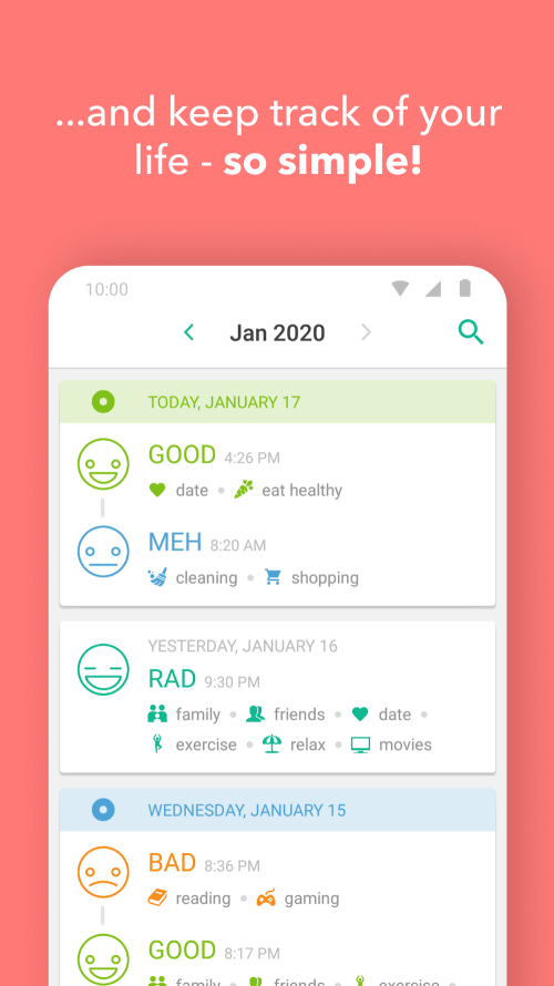 Daylio Journal – Mood Tracker