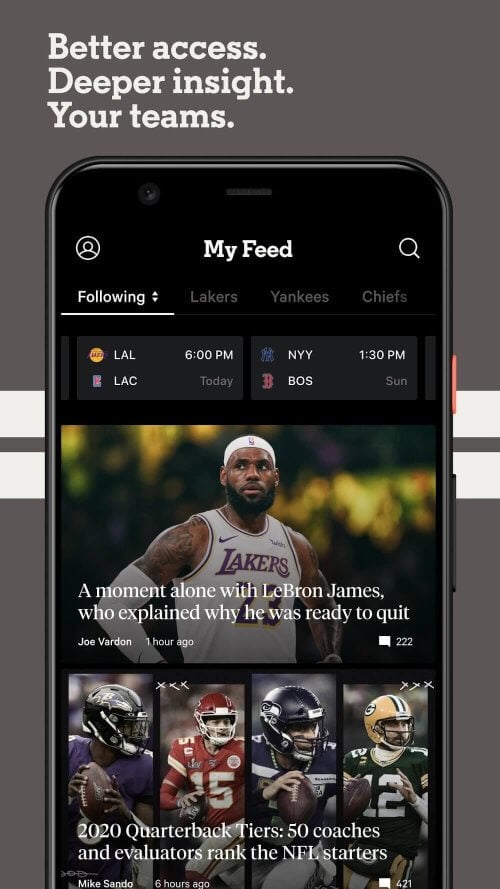 The Athletic: Sports News, Stories, Scores & More