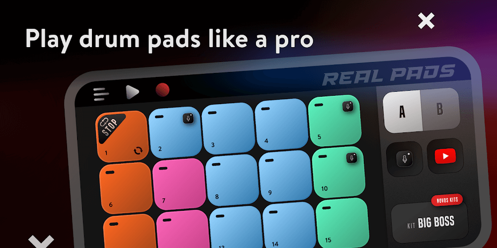 Real Pads: electro drum EDM DJ