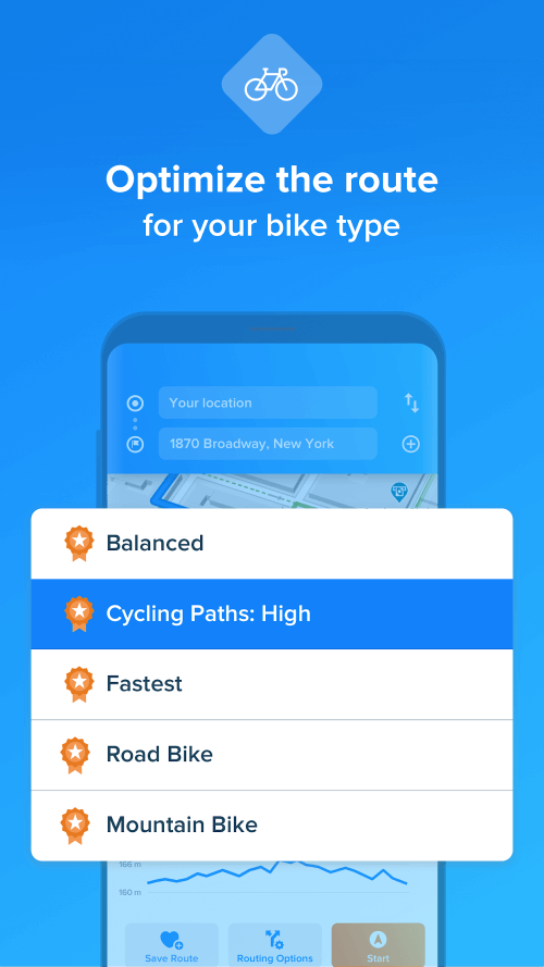 Bikemap: Cycling Tracker & Map