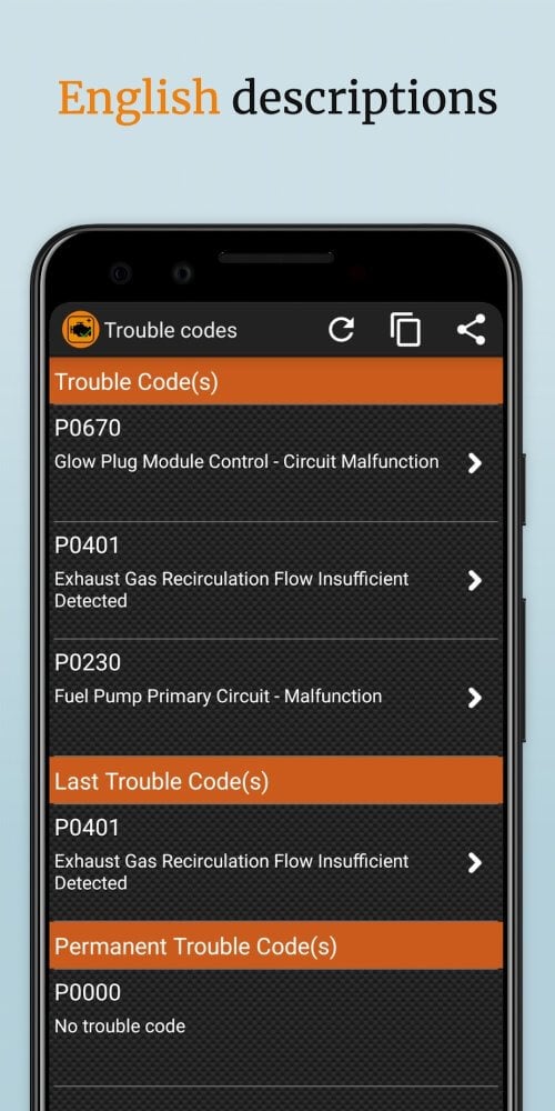 EOBD Facile: OBD 2 Car Scanner