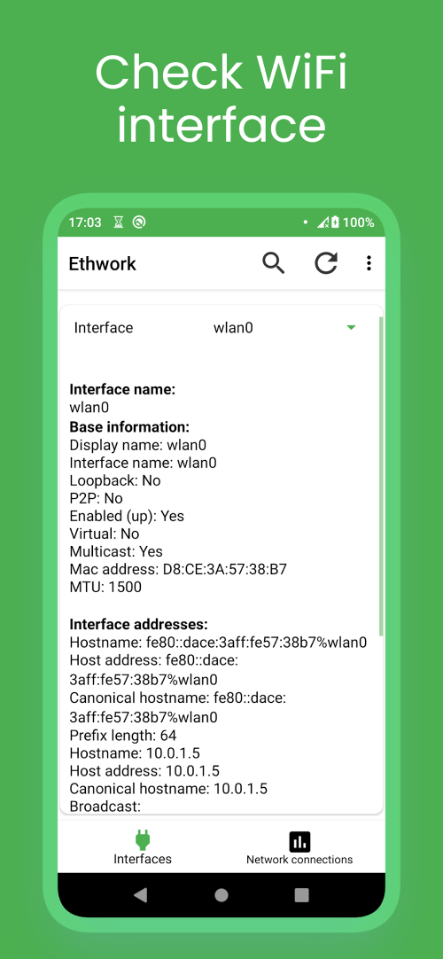 Ethwork: Netstat & Interfaces