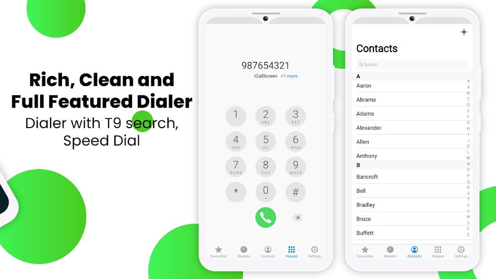 iCallScreen – iOS Phone Dialer