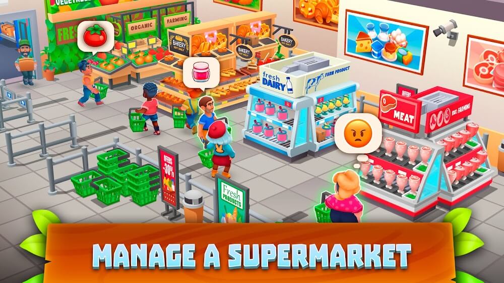 Supermarket Village—Farm Town