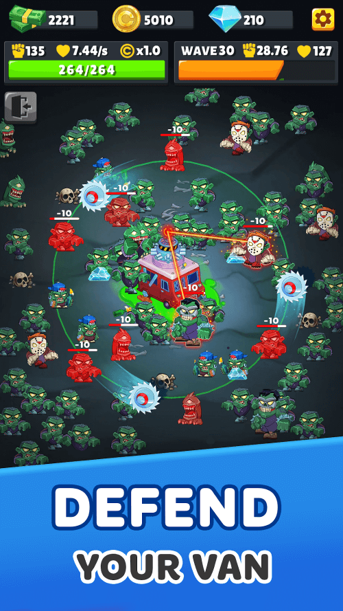 Zombie Van: Tower Defense TD