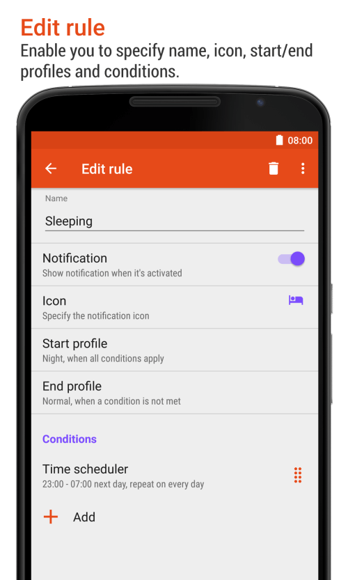 aProfiles – Auto tasks