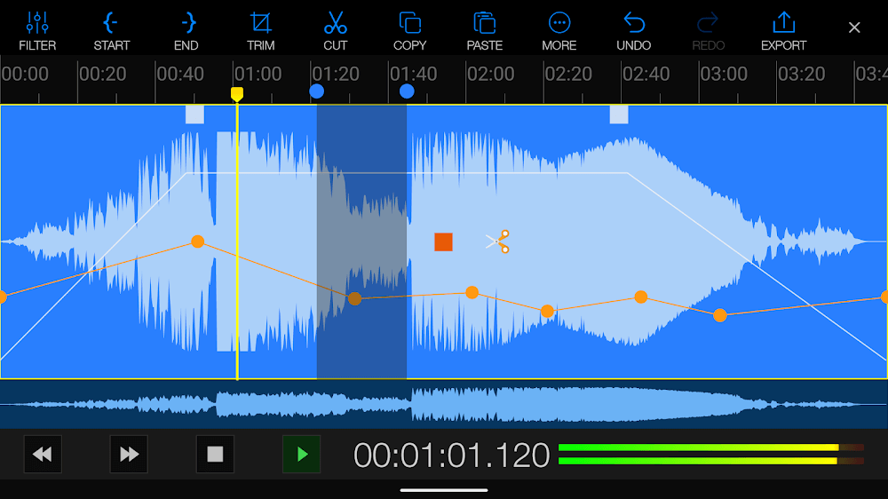 EZAudioCut-MT audio editor