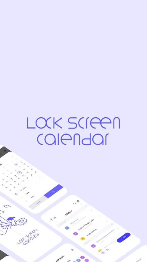 LockScreen Calendar – Schedule