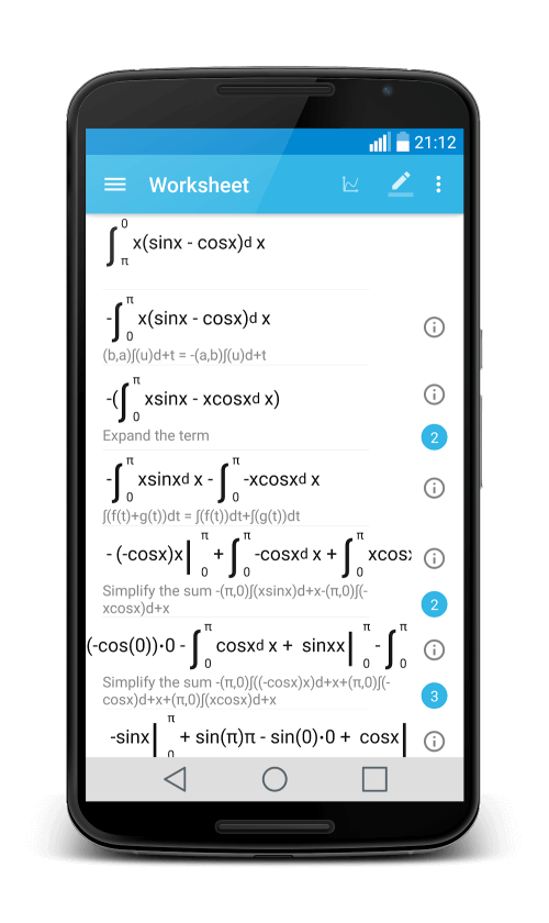 MalMath: Step by step solver