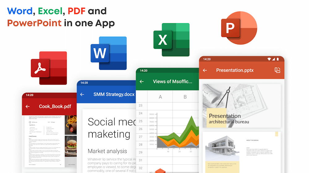 Office Reader – WORD/PDF/EXCEL