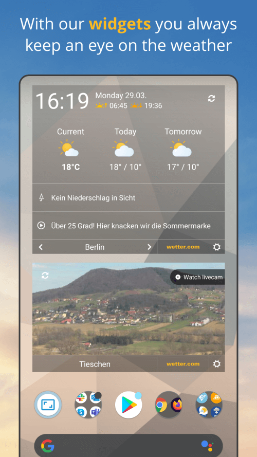 wetter.com – Weather and Radar