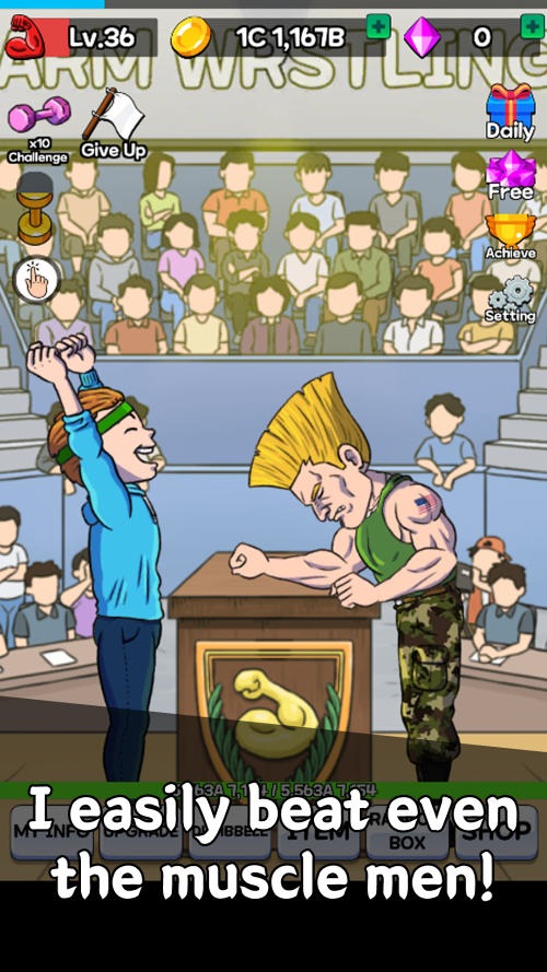 Arm Wrestling Clicker