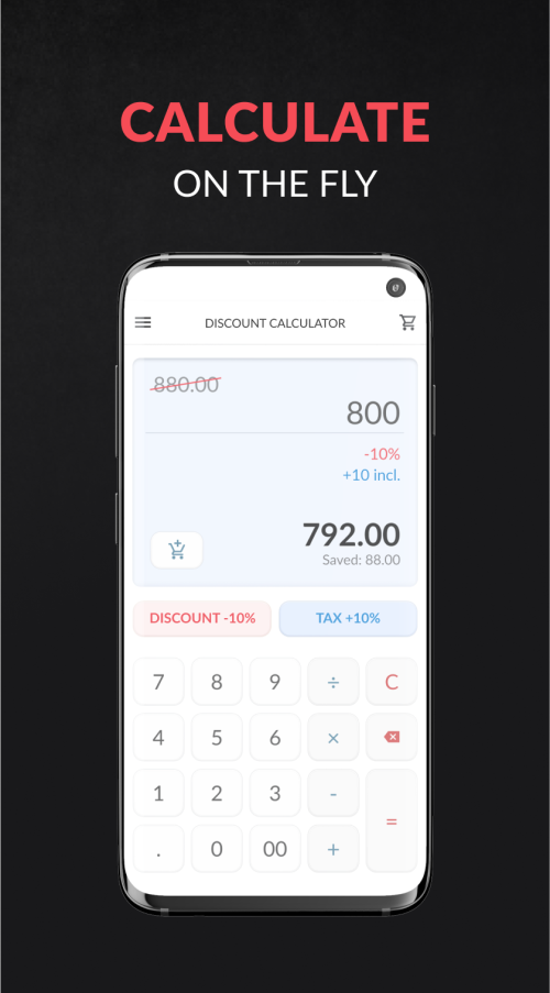 Discount and tax percentage ca