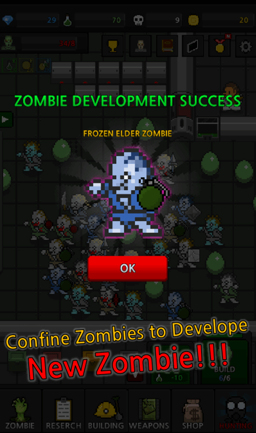 Grow Zombie VIP- Merge Zombies