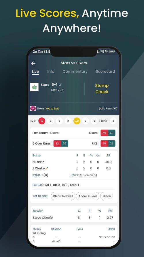 CricDaddy : Cricket Live Line