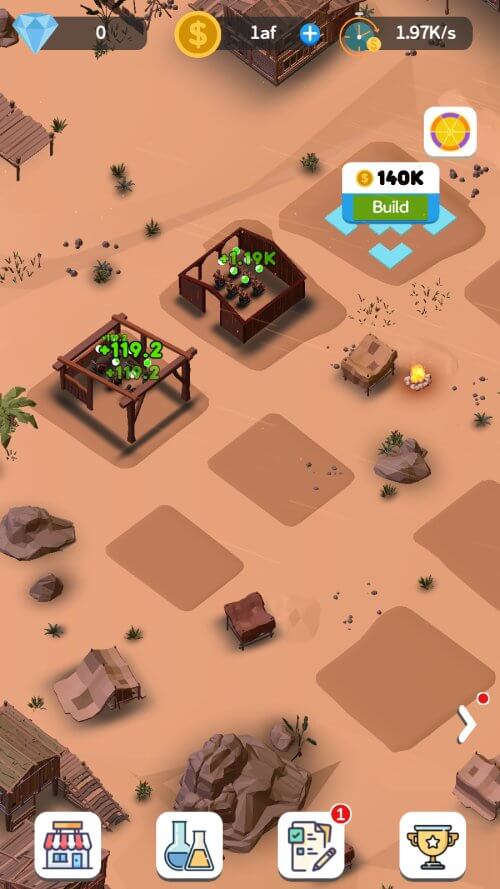 Idle Desert City