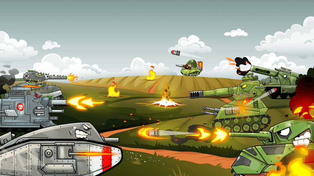 Merge Tanks: Combat war Stars