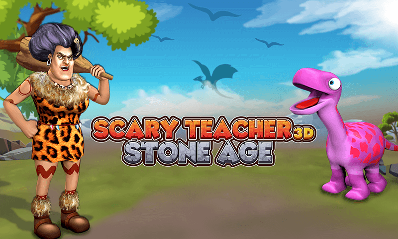 Scary Teacher Stone Age