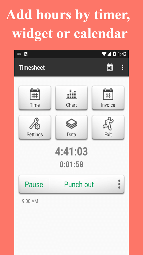 Timesheet – Work Hours Tracker