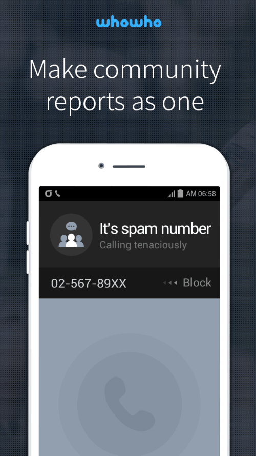 whowho – Caller ID & Block