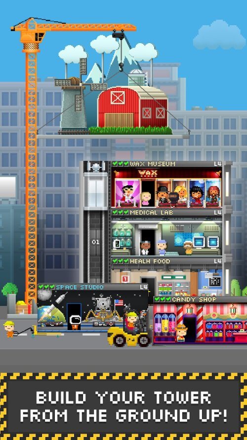 Tiny Tower: 8 Bit Retro Tycoon